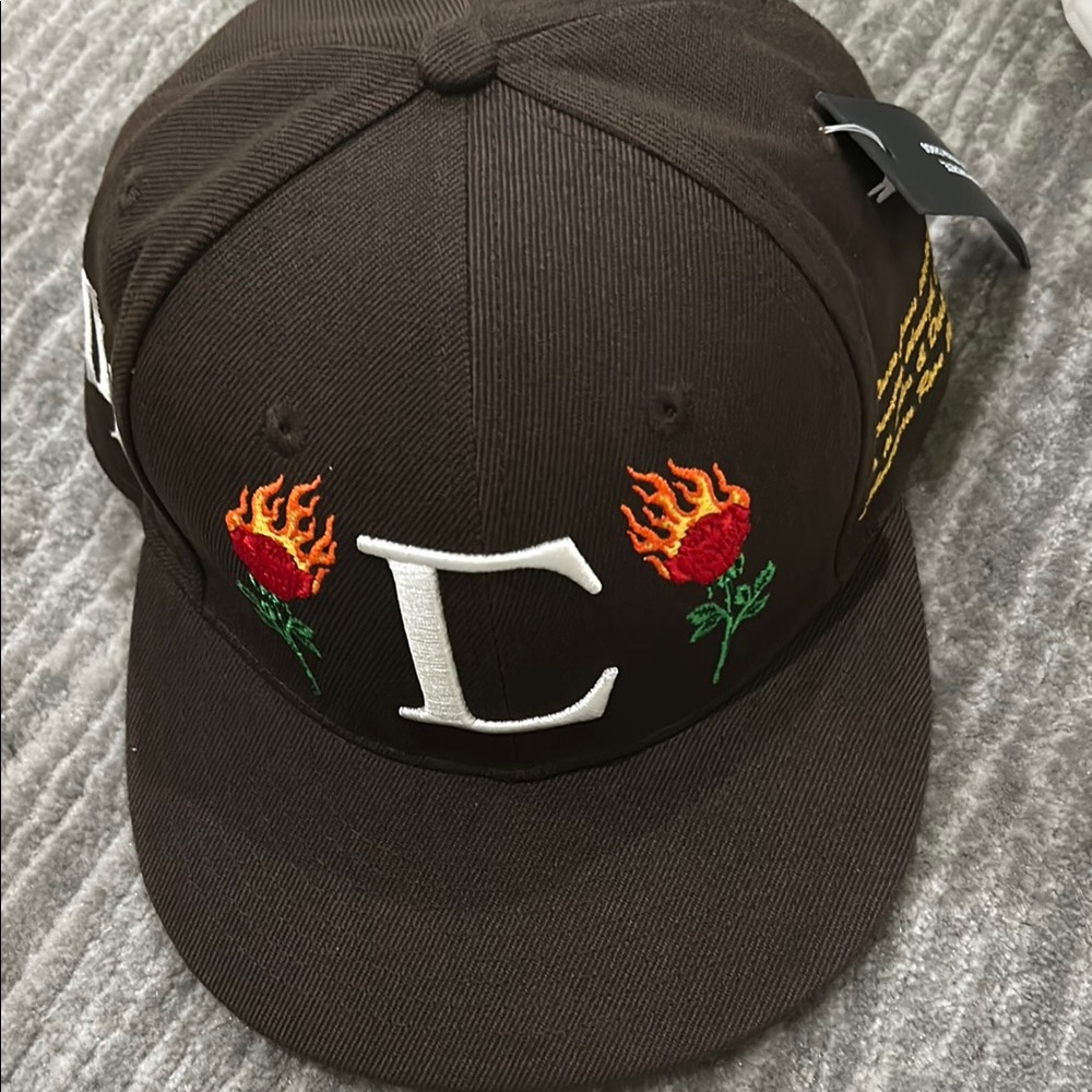 Civil regime  Brown Embroidered Hat  snapback